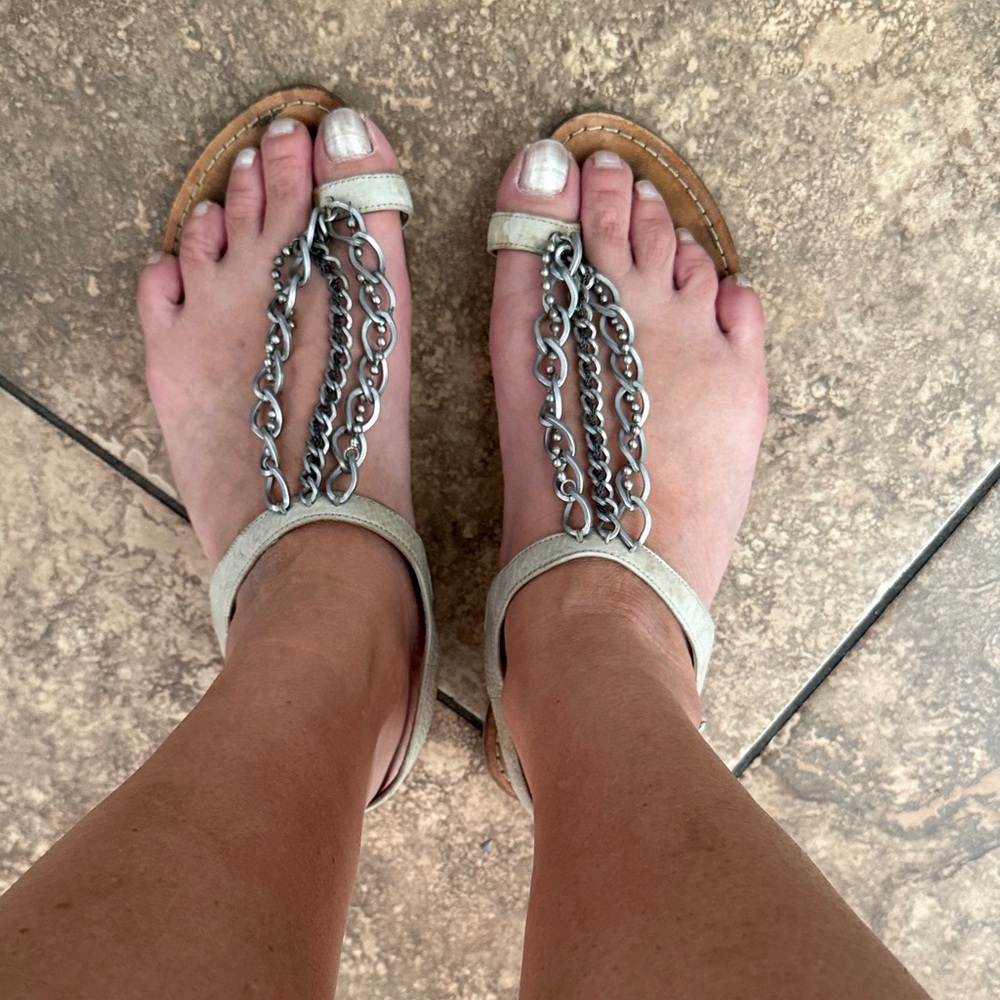 Belle Sigerson Morrison Chain Strap Sandals